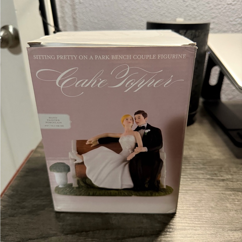 Wedding Cake Topper porcelain